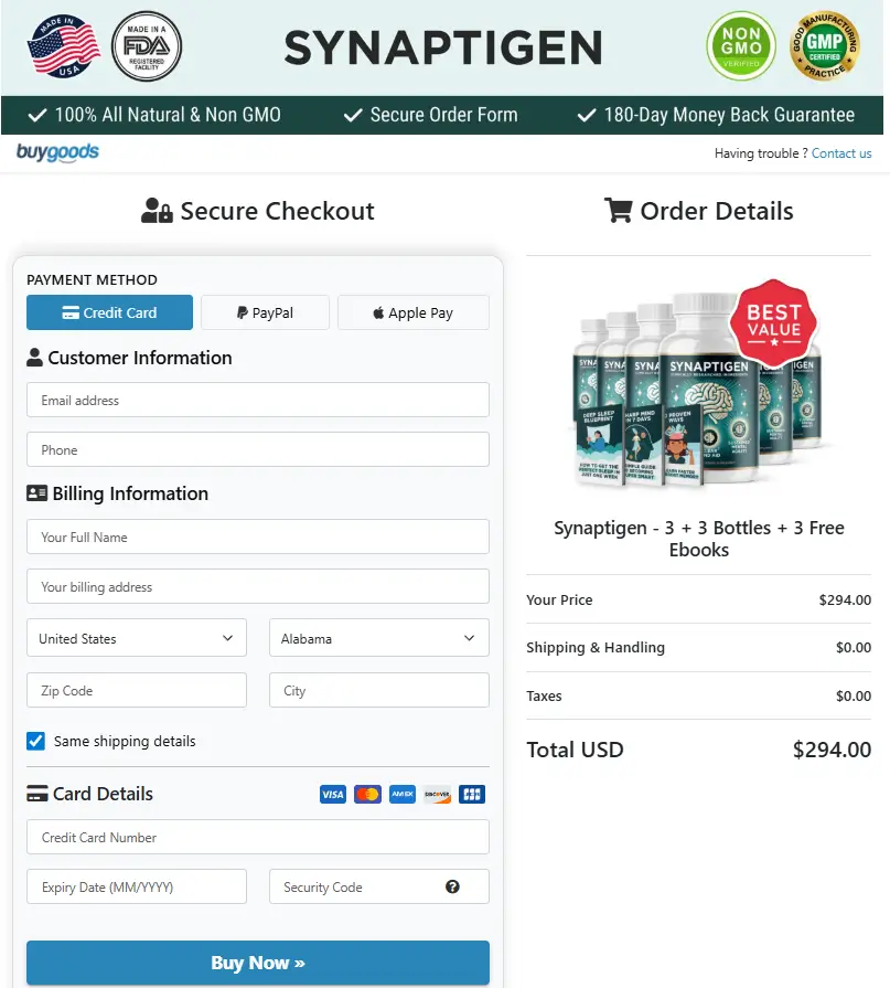 Synaptigen-Secure-Checkout